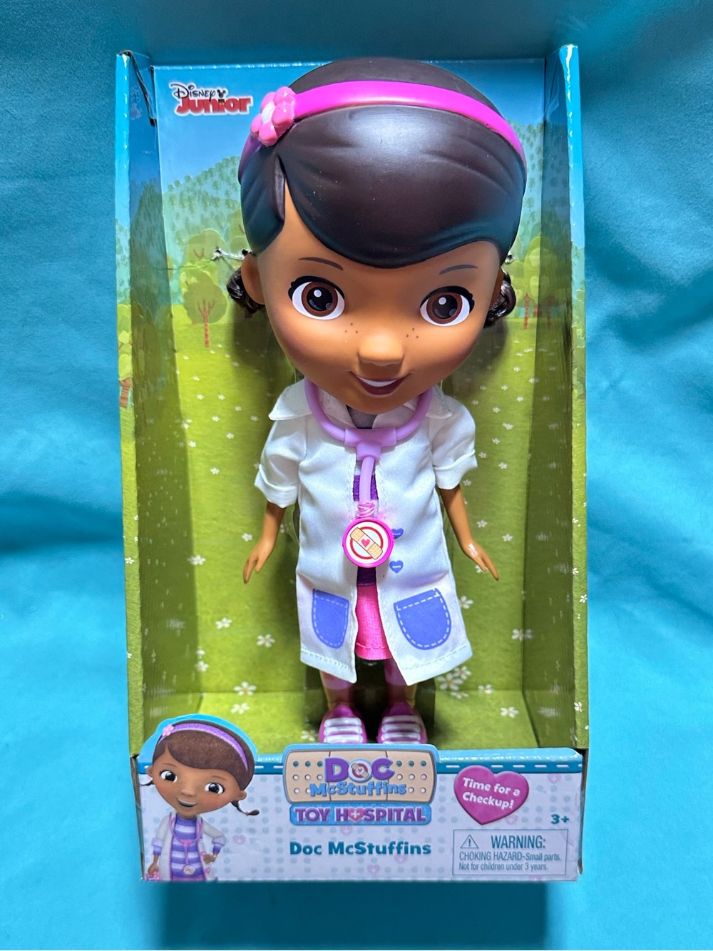 Disney Doc McStuffins Doll Toy Hospital with Pink Headband and White Coat